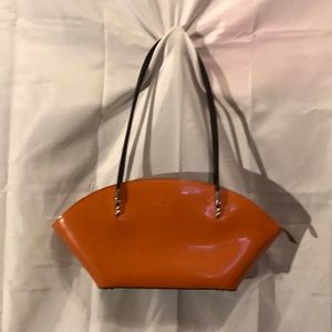 Beijo Over The Moon Orange, and Black Small Purse